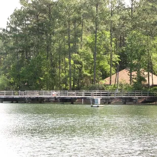 Fishing pier at Bethesda Lake