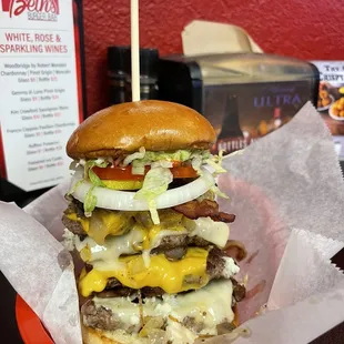 Double D Challenge Burger