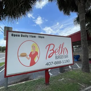 Outside signage
