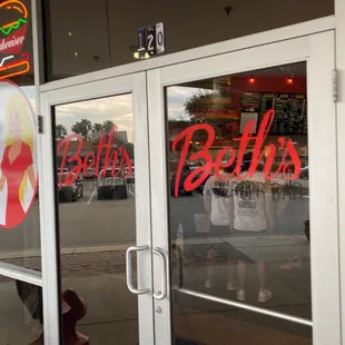 Beth's burger bar