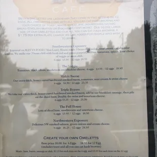 The menu posted outside. They use a Q-code for their menu, very smart!!