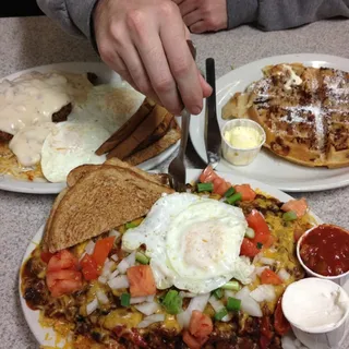 Country Fried Steak & Eggs