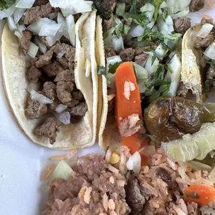 Carne asada tacos