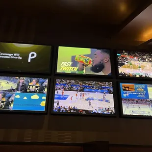 NHL gets only the split lower corner while NBA gets the rest of the multiple screens viewing! (02/13/24)