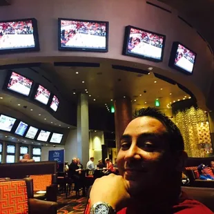 My babe enjoying the ambiance