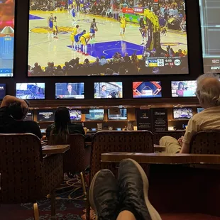 Awesome spot to watch game