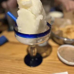 Liquid nitro margarita