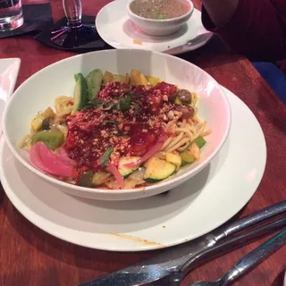 Shrimp Diablo Noodle Bowl