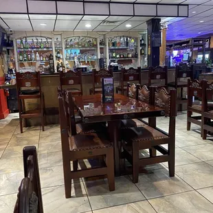 Plenty of seating and a bar area