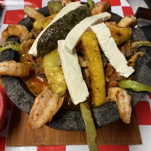 Molcajete Familiar - family meal.