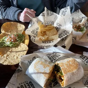 Gym Chicken Burrito