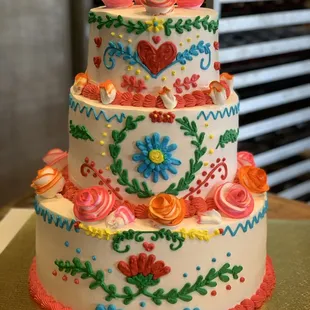 fiesta themed cake...