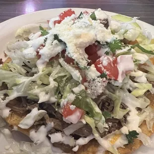 Where's beef tostada