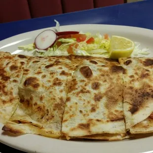 Beto's quesadilla is bomb.