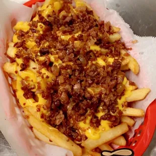 a basket of french fries