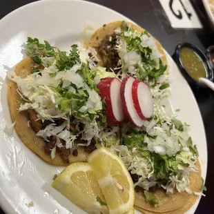 Tacos pastor y asada