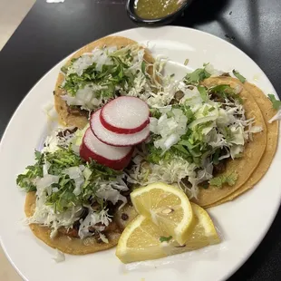 Tacos pastor y asada