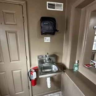 Bathroom and sink