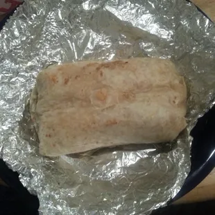 Asada Burrito plain $4.50