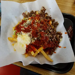 Carne Asada Fries... DA BOMB...