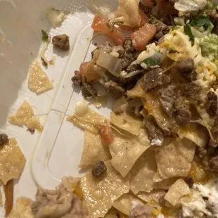 Yarn in my Super Nachos.