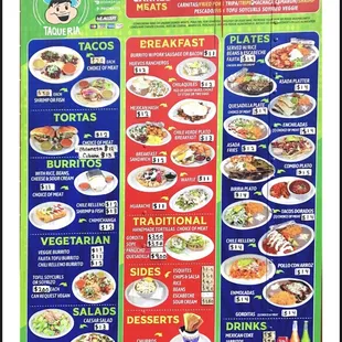 ramen and noodles, menu