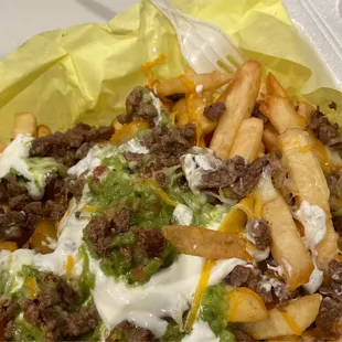 Carne asada fries