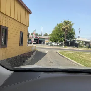 The view from the drive-thru