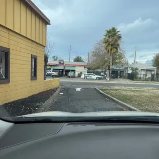 POV the drive-thru