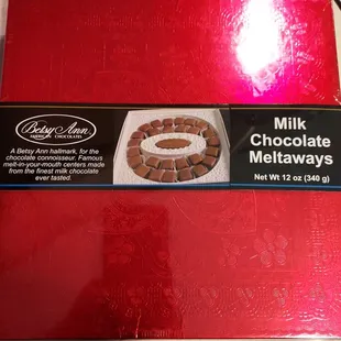 Milk Chocolate Meltaways