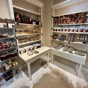 More shelves of chocolates
