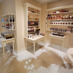 a view of a chocolate shop