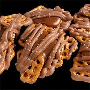 Sea Salt Caramel Pretzels
