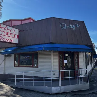 Front of the restaurant