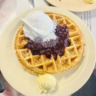 Blueberry Belgian Waffle