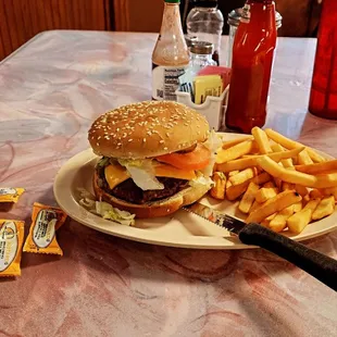 Cheeseburger & Fries