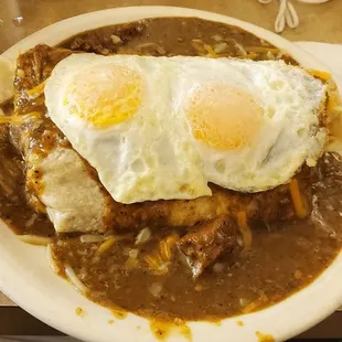 Chili verde burrito..sooo good
