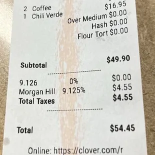 Receipt