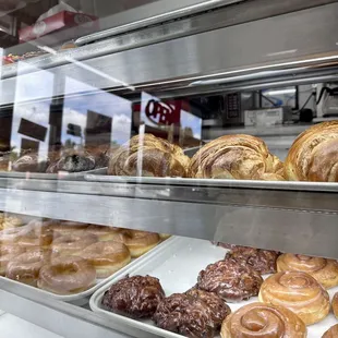 a variety of donuts