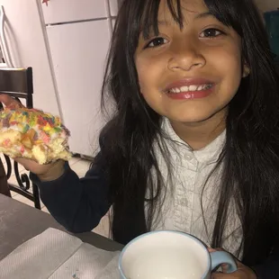Fruity Pebbles Donut