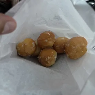 half dozen Donuts Holes