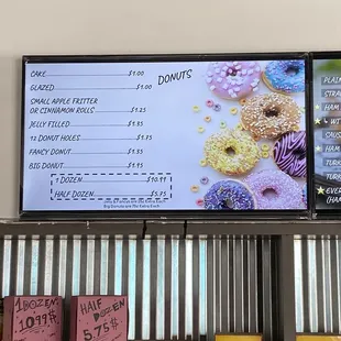 donut menu
