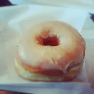 hot fresh Maple Donut