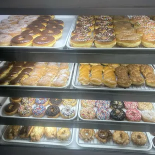 Donut display for the day