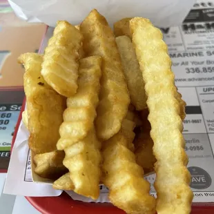 Small order of hot crinkly Better Fries