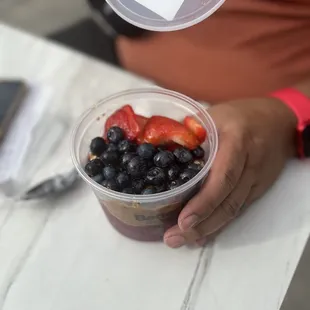 OG açaí with almond butter