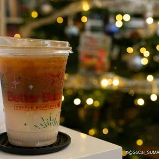 Regular-sized Horchata Iced Latte. This is my favorite drink on the menu.