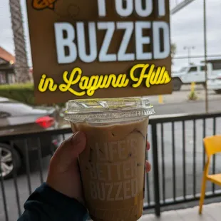 Getting buzzed on their front patio