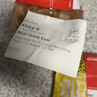 worse drink ever! so strong! not decaf by any means!