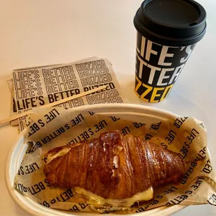 Chesse &amp; ham croissant.